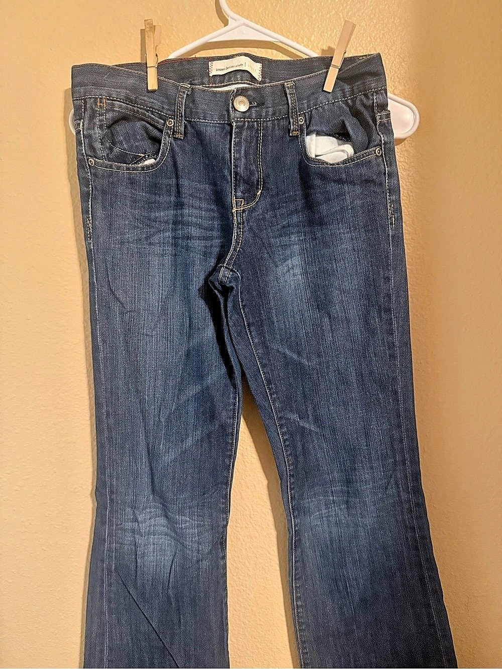 Paper Denim & Cloth Women's Straight Leg Jeans Blue